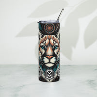 M is for Manly Cougar Stainless Steel Tumbler, 20 oz