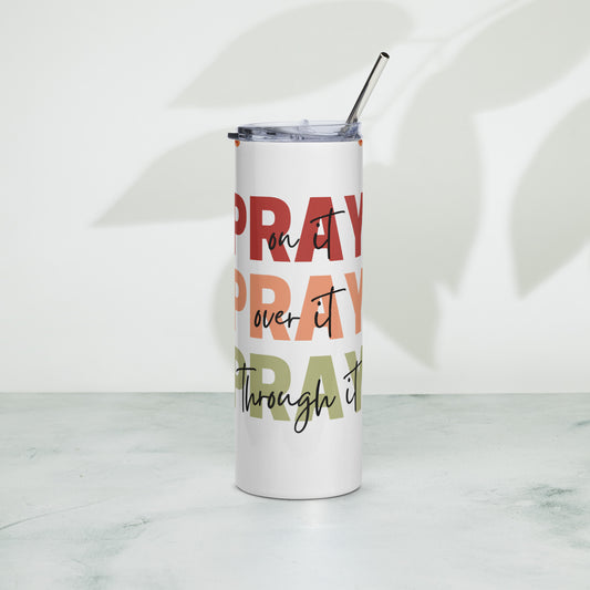 Pray Trio Stainless Steel Tumbler, 20 oz.