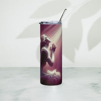 When I Pray Stainless Steel Tumbler, 20 oz