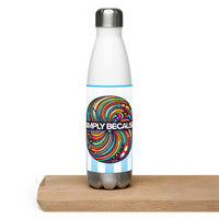 Simply Because Trio Stainless Steel Water Bottle, 17 oz