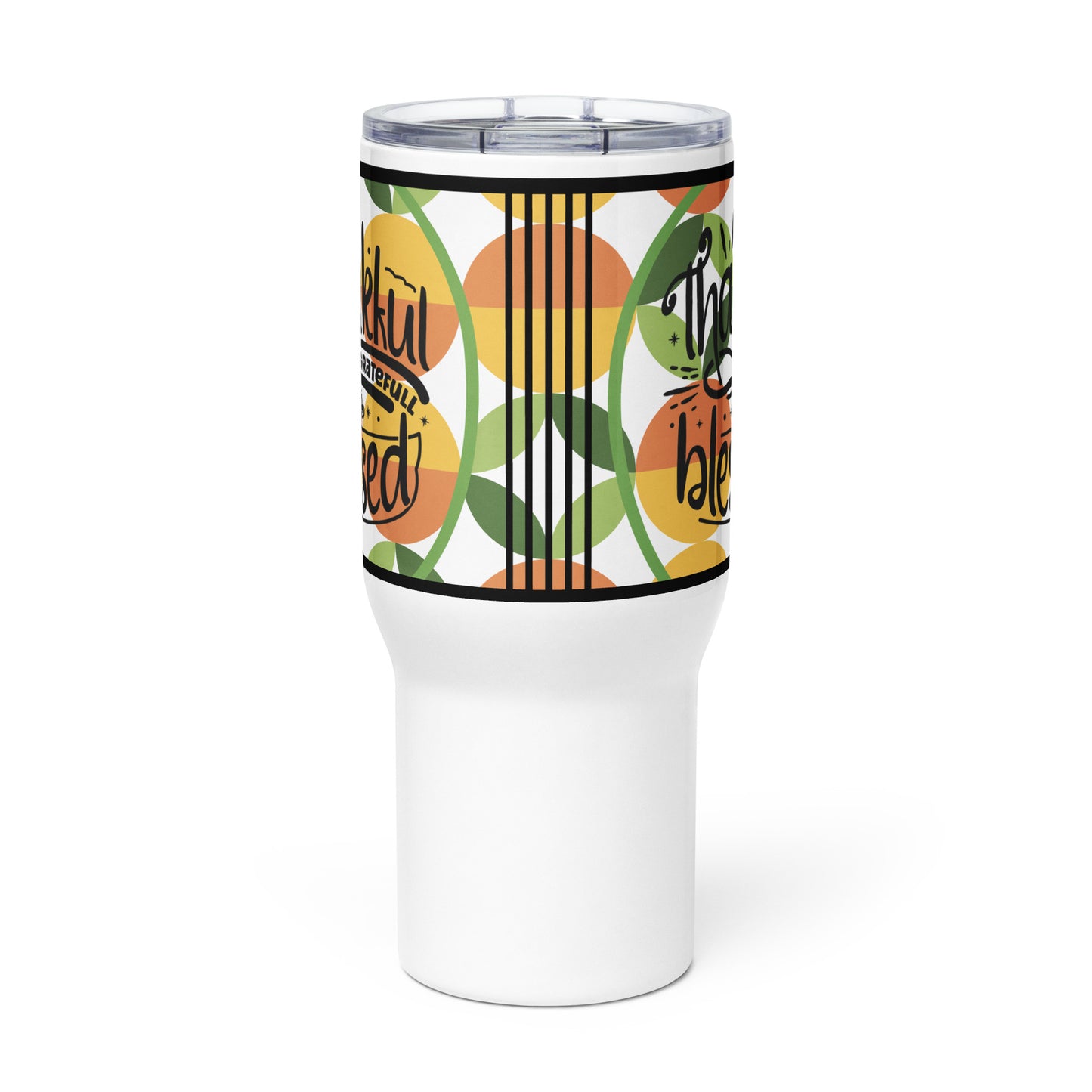 Thankful Travel Mug w/Handle, 25 oz.