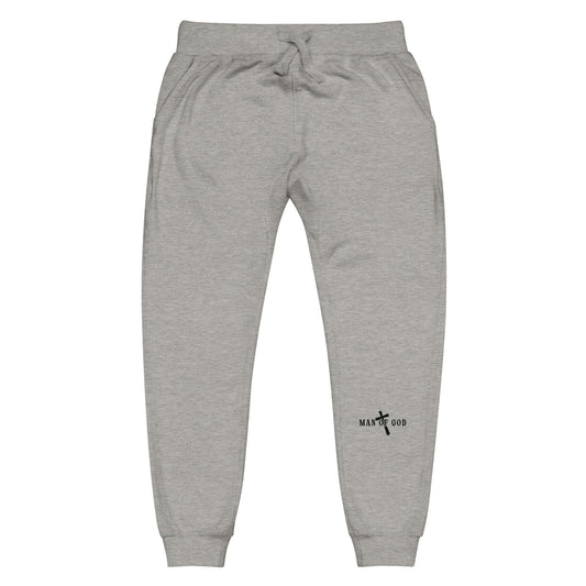 Man of God Message Fleece Sweatpants