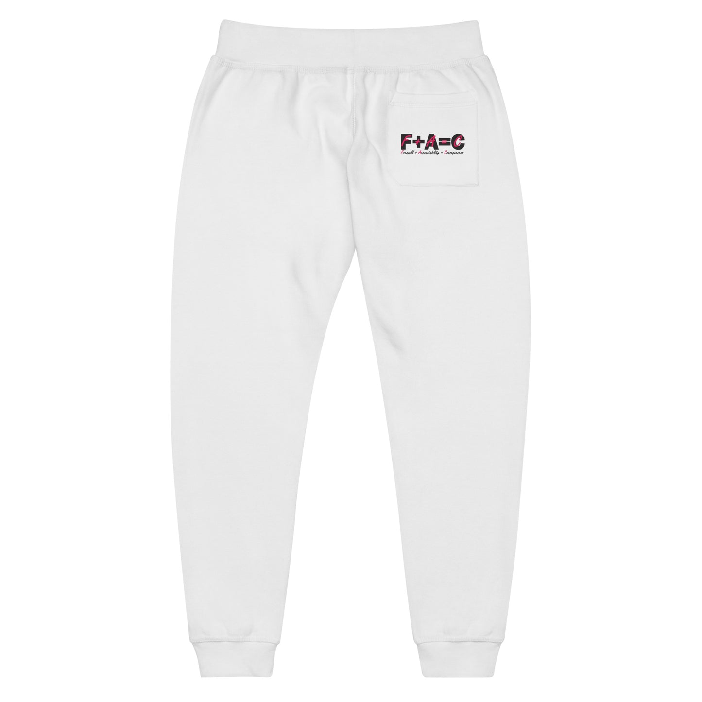 F+A=C© Unisex Fleece Cotton-Poly Sweatpants - Pink