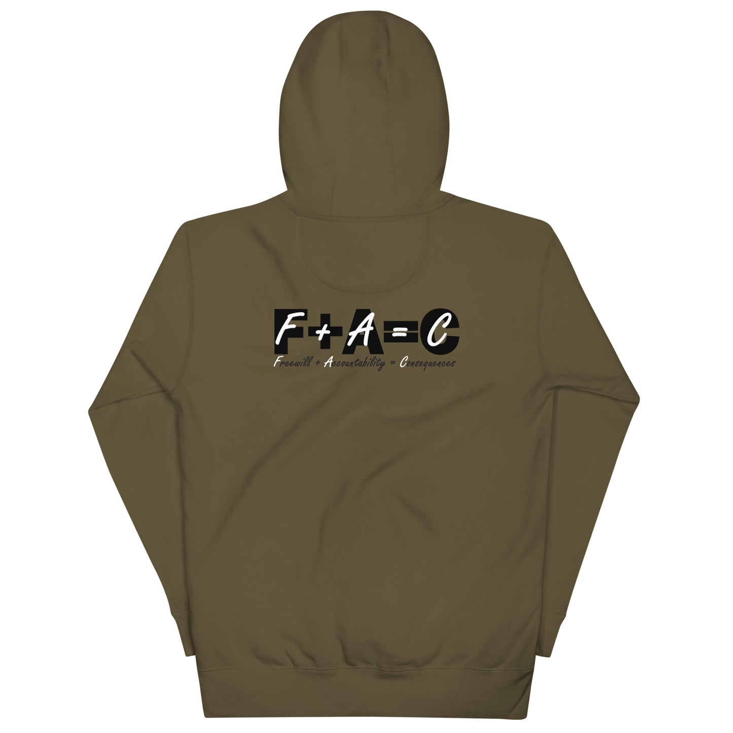 F+A=C© Long-Sleeve Unisex Cotton Hoodie