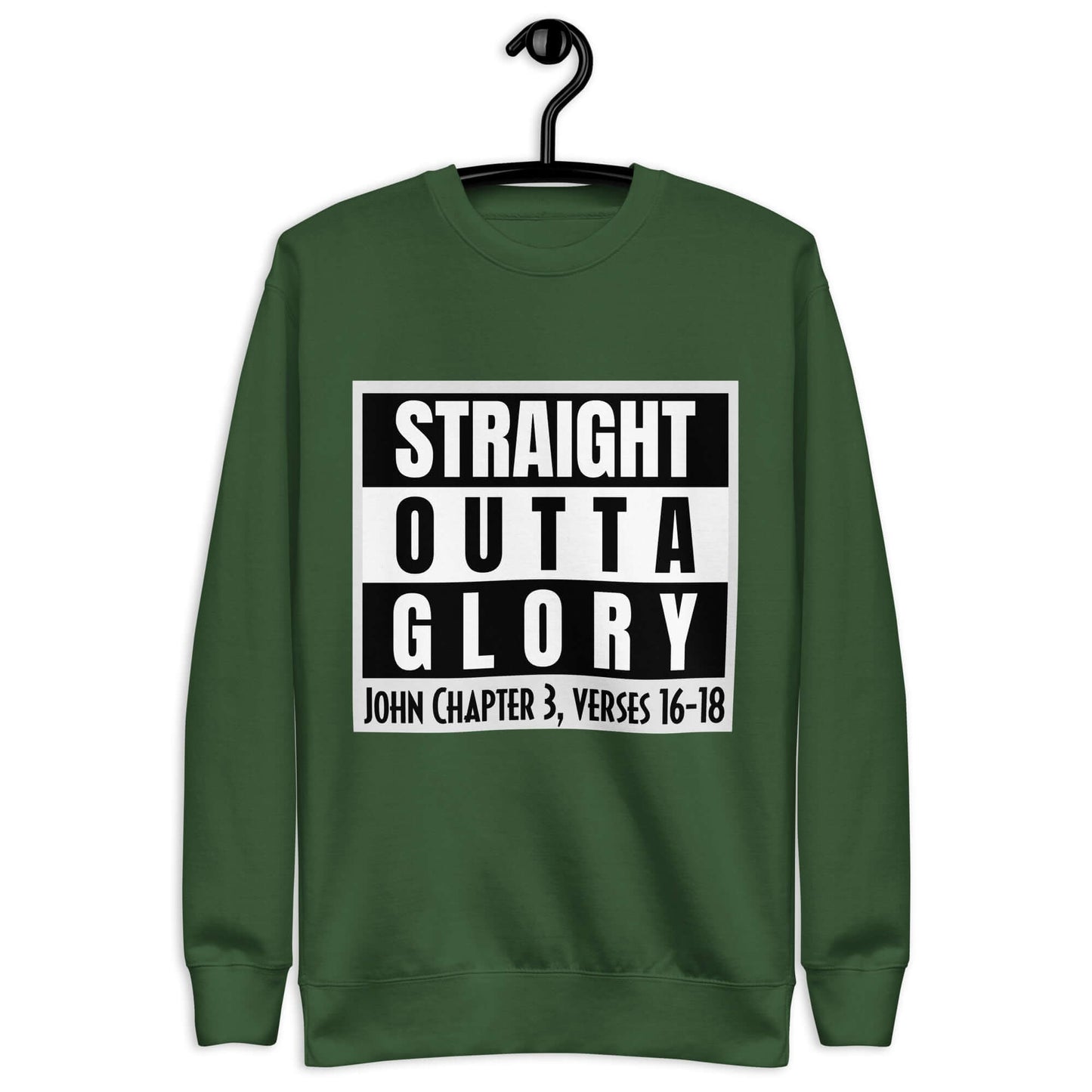 Straight Outta Glory Unisex Cotton Sweatshirt