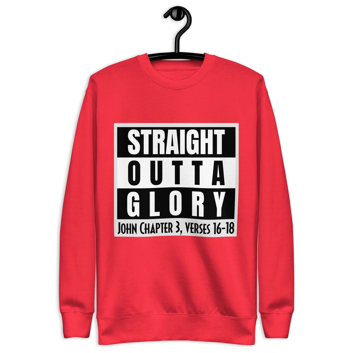 Straight Outta Glory Unisex Cotton Sweatshirt