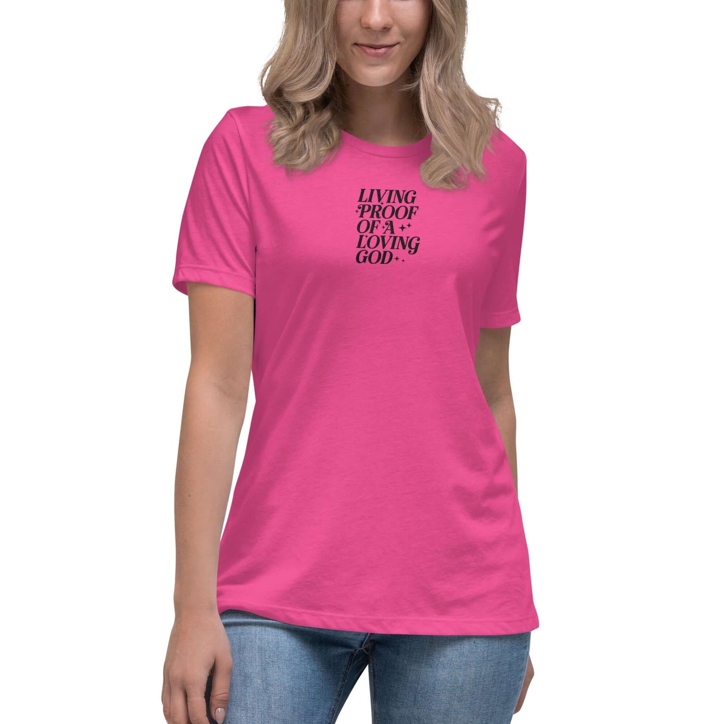 Living Proof Women's Embroidered Cotton T-Shirt