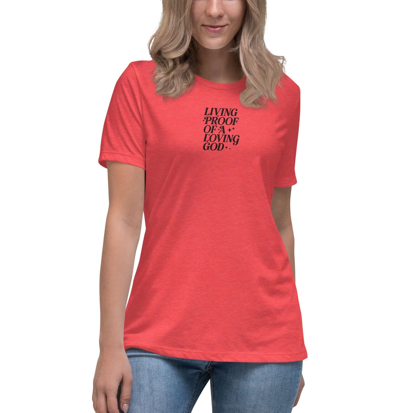 Living Proof Women's Embroidered Cotton T-Shirt