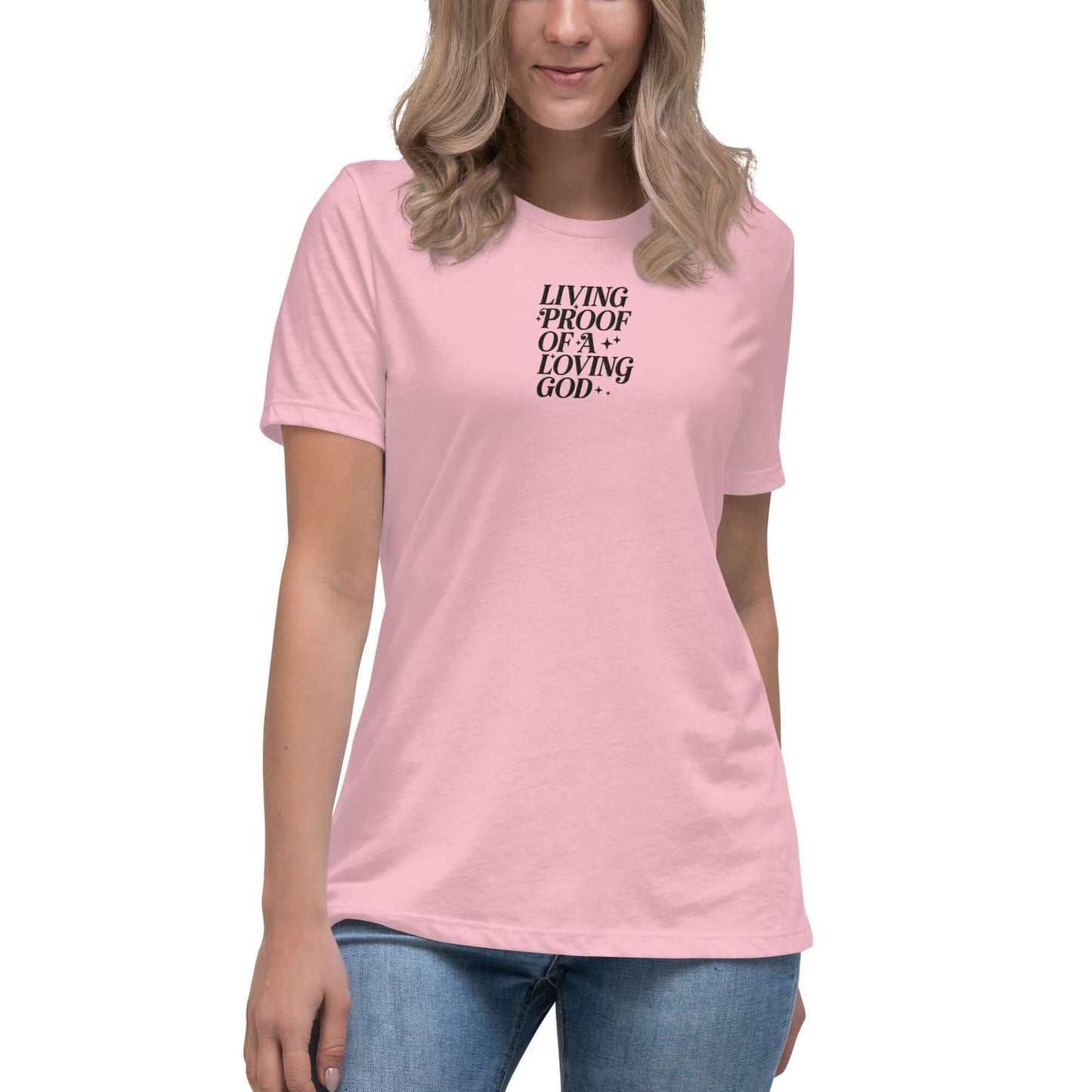 Living Proof Women's Embroidered Cotton T-Shirt